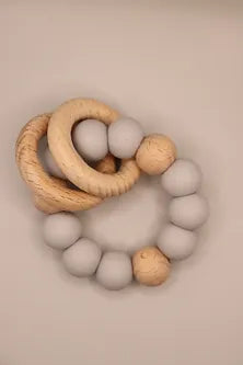 Round Silicone Beaded Teether