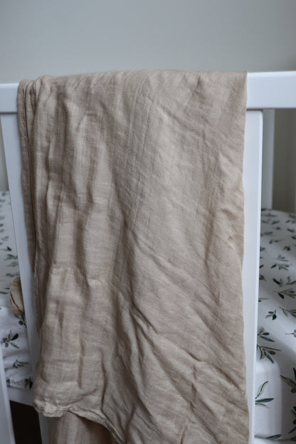 Muslin Swaddle - Beige