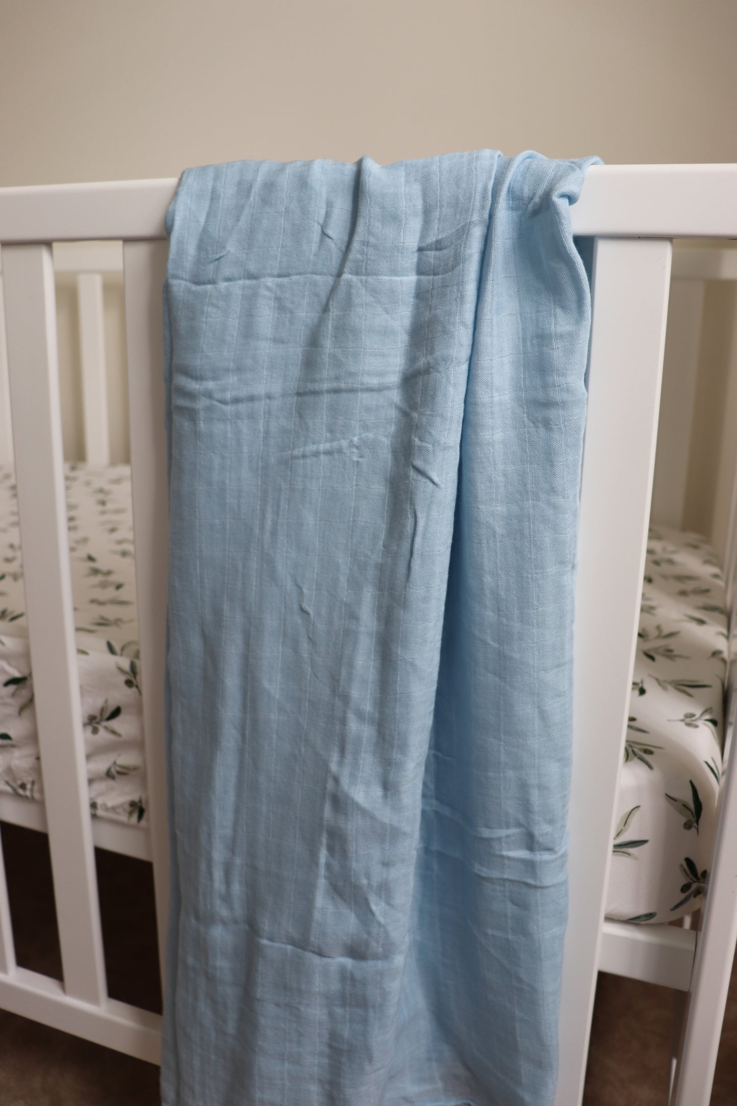 Muslin Swaddle - Baby Blue