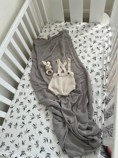 Muslin Swaddle - Grey